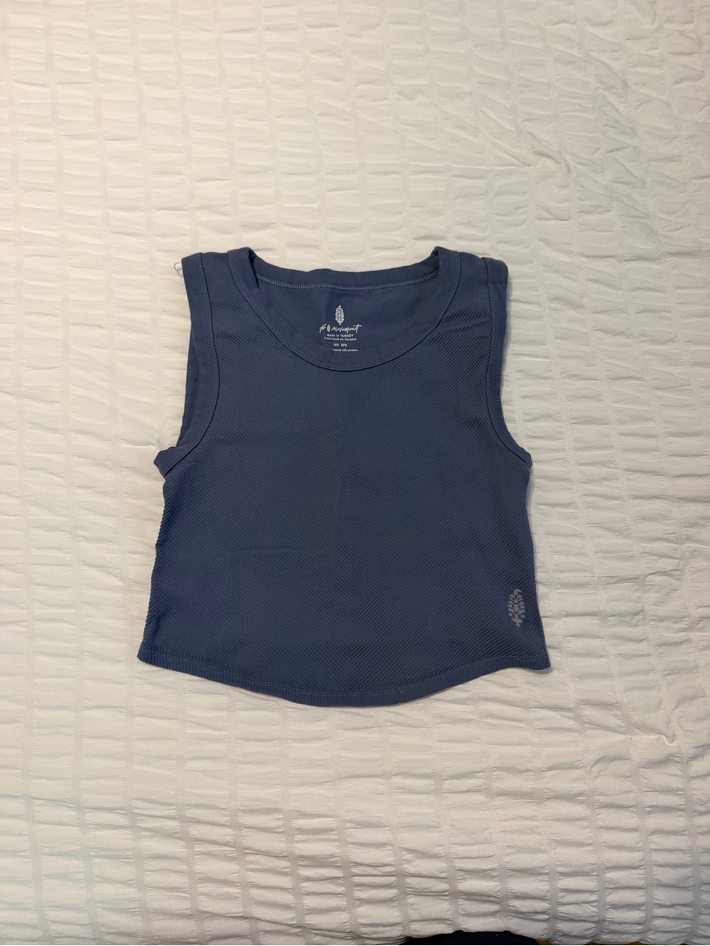 FP Movement by Free People Light Blue Free Throw Muscle Tank Top size M/L